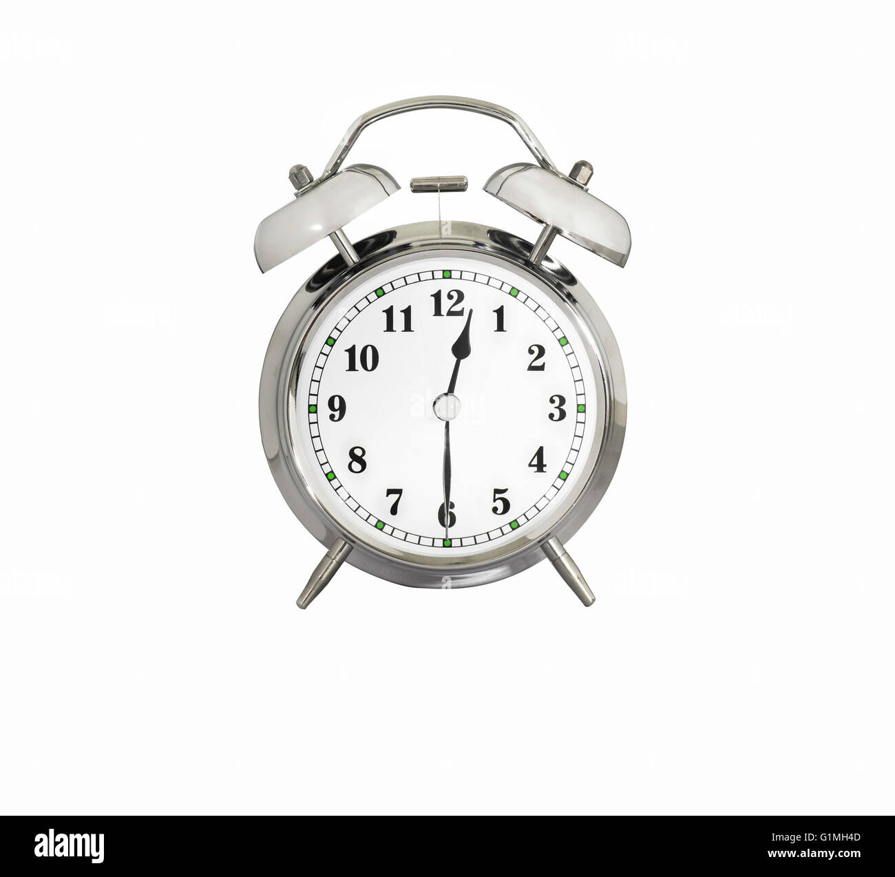 Traditional Alarm Clock Showing 12 30 Stock Photo Alamy Traditional Alarm Clock Showing 12 30 Stock Photo Alamy