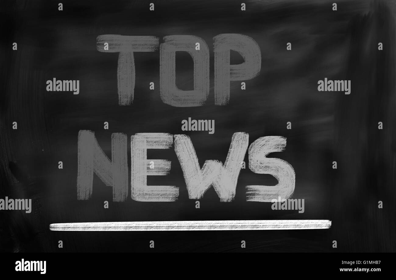 Top News Concept Stock Photo Alamy
