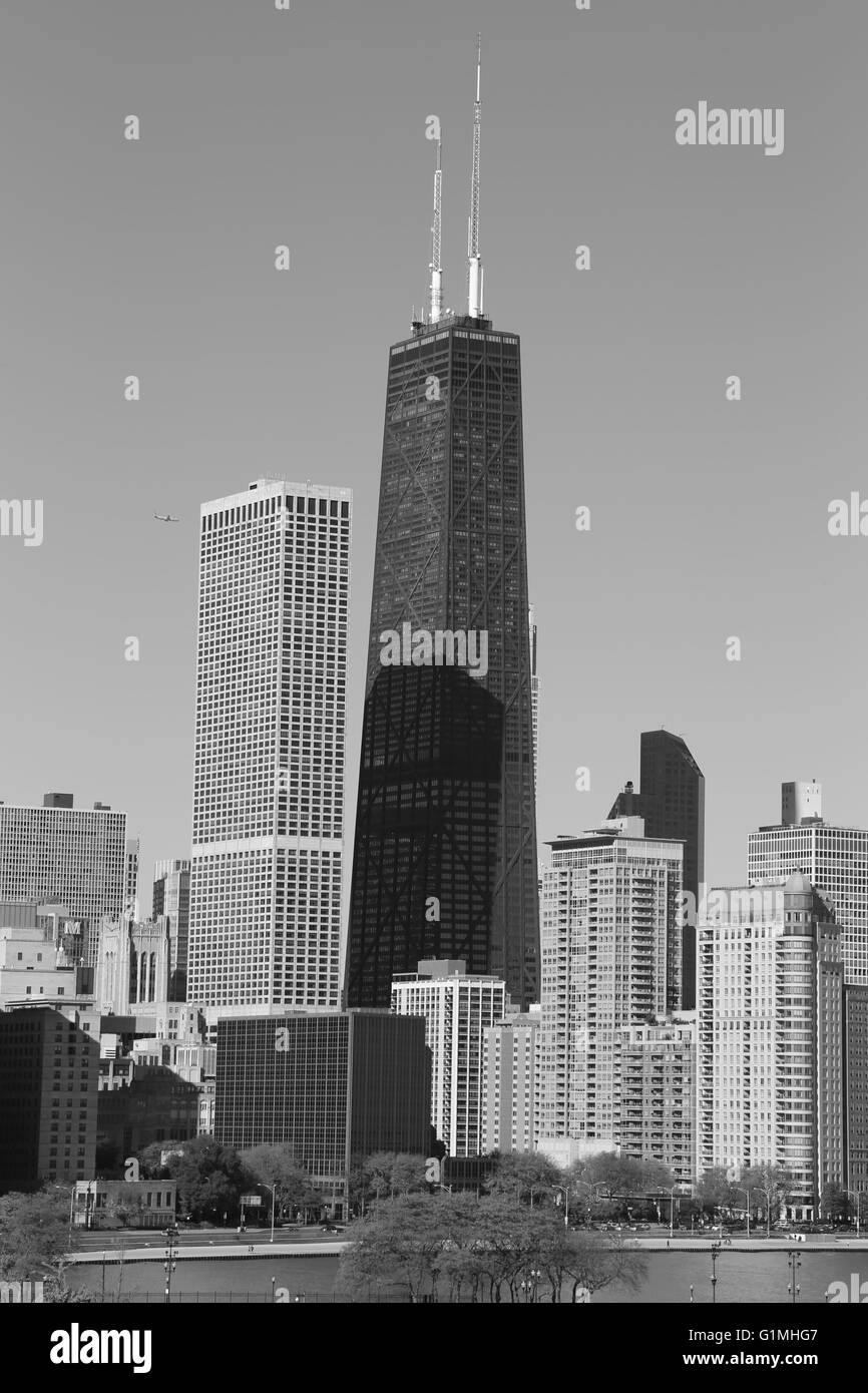 Chicago Hancock Building Stock Photo Alamy