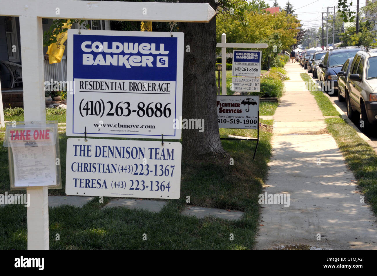 houses for sale in Eastport, Maryland Stock Photo Alamy