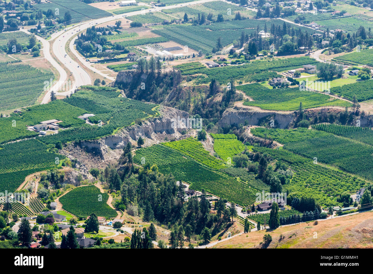 View of Trout Creek Canyon from Giant's Head Mountain, an extinct