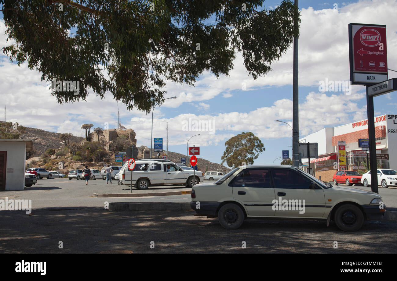 Springbok Town in Northern Cape - South Africa Stock Photo