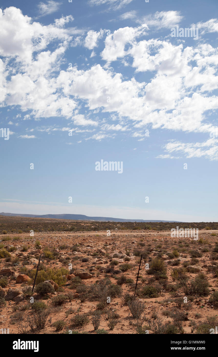 Northern Cape Terrain Near Namibia Border - South Africa Stock Photo