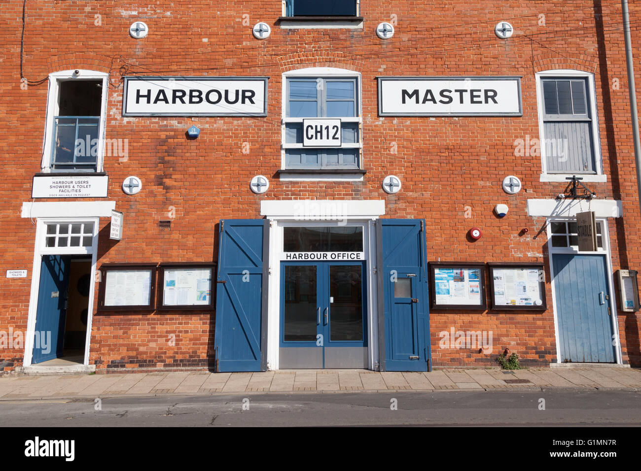 The Harbour Master's office in Weymouth, England Stock Photo Alamy