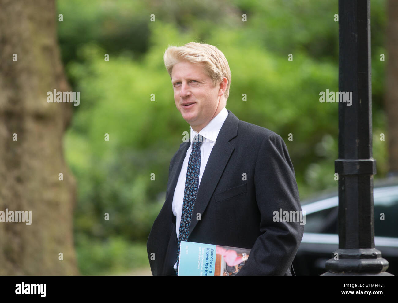 Jo Johnson,Minister of State for Universities and Science,arrives at Downing street for a cabinet meeting Stock Photo