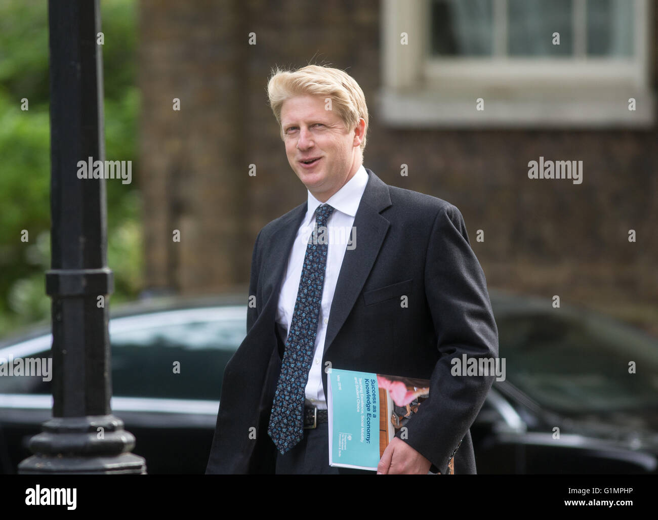 Jo Johnson,Minister of State for Universities and Science,arrives at Downing street for a cabinet meeting Stock Photo
