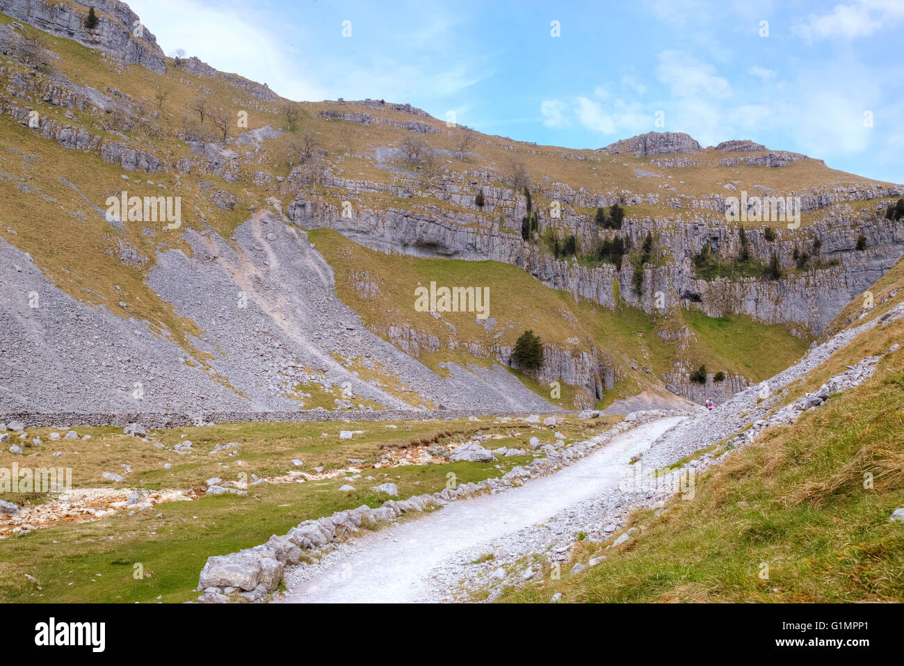 Gordale Scar, Malham, Craven, North Yorkshire, England, UK Stock Photo