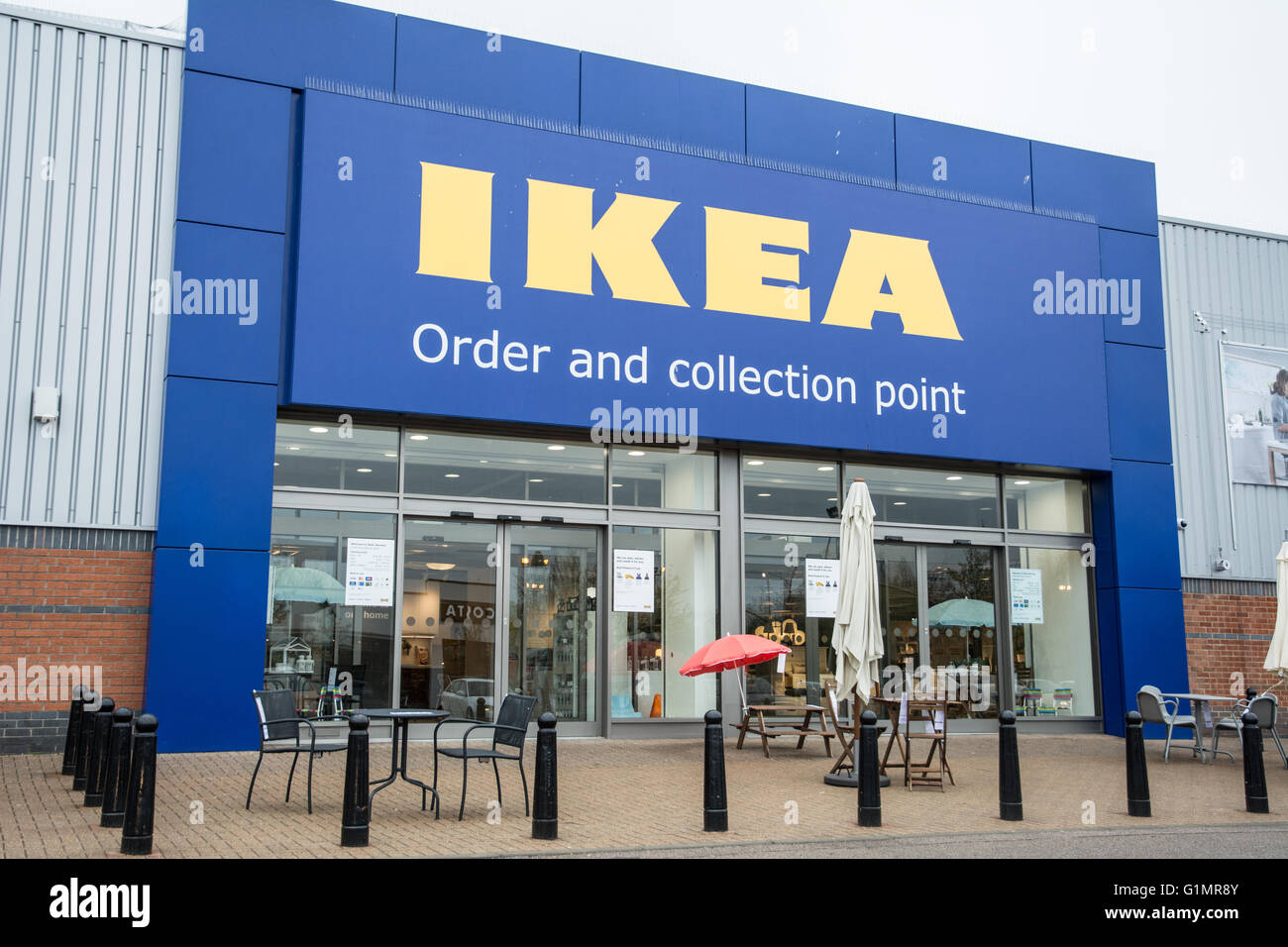 The new Ikea order and collect in Norwich. Stock Photo