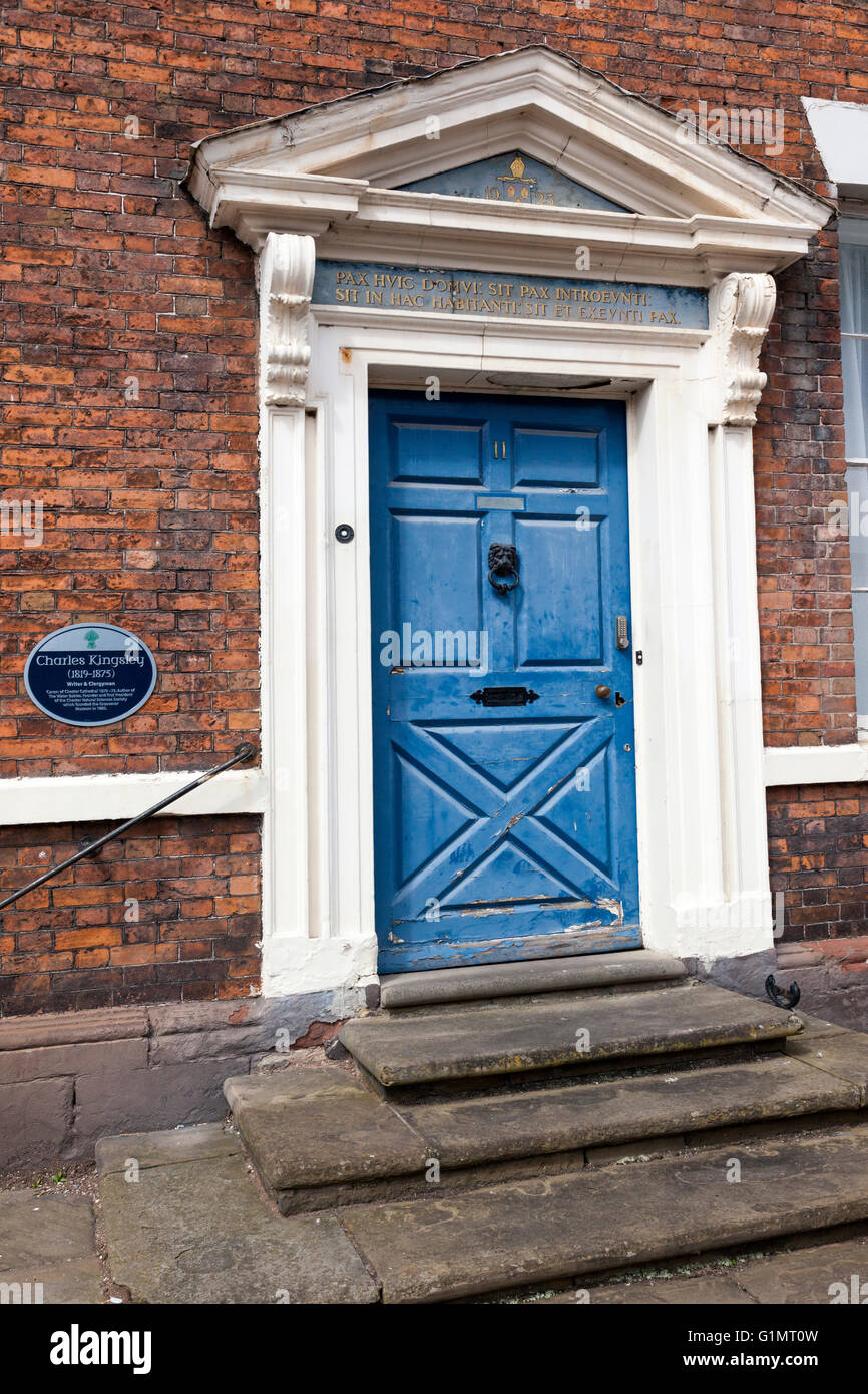 Charles Kingsley house, Chester, Cheshire, England, UK Stock Photo Alamy