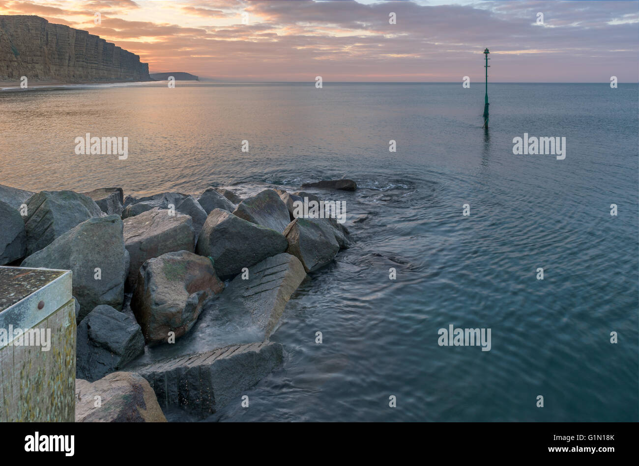 Calm ocean sunrise hi-res stock photography and images - Alamy