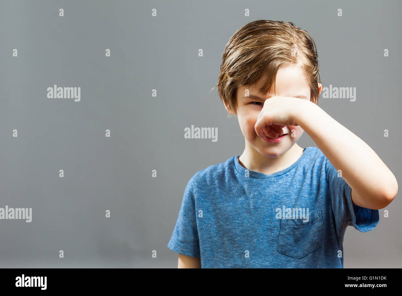 Bad Smell Child High Resolution Stock Photography and Images Alamy