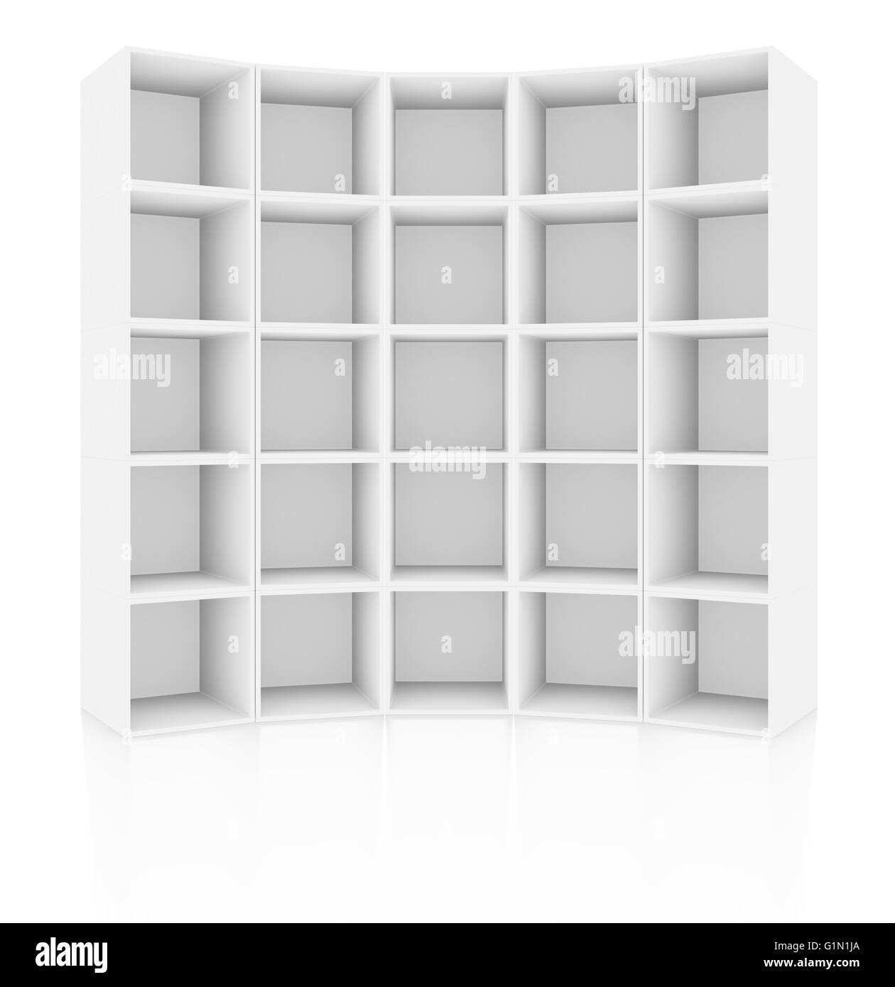 Empty white cabinet, isolated Stock Photo - Alamy