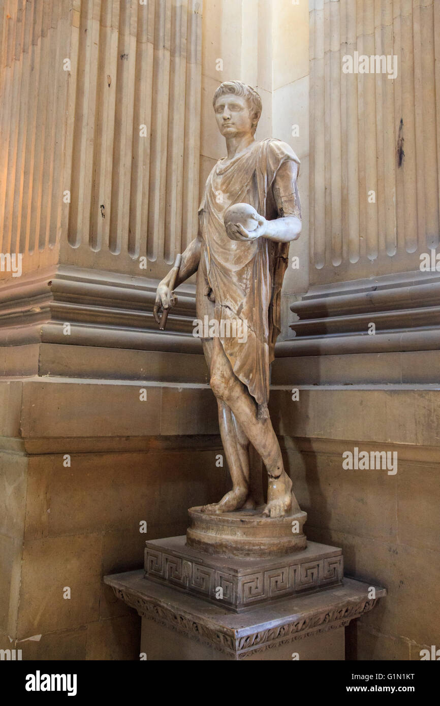 Statue of Augustus, Roman Emperor, Castle Howard, Yorkshire, England Stock Photo