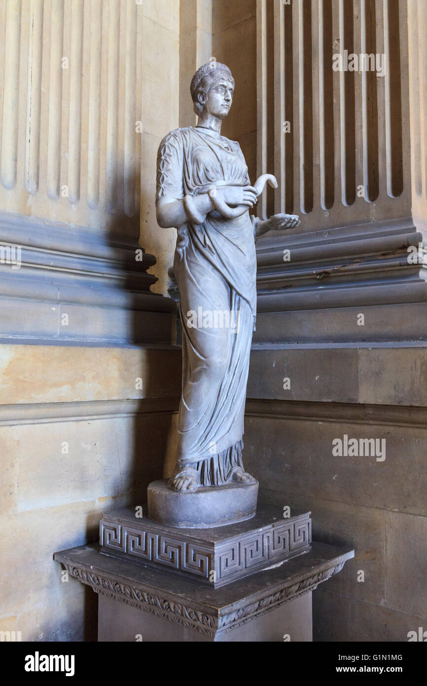 A statue of Livia Drusilla wife of the Roman Emperor Augustus at Castle Howard, Yorkshire, England Stock Photo