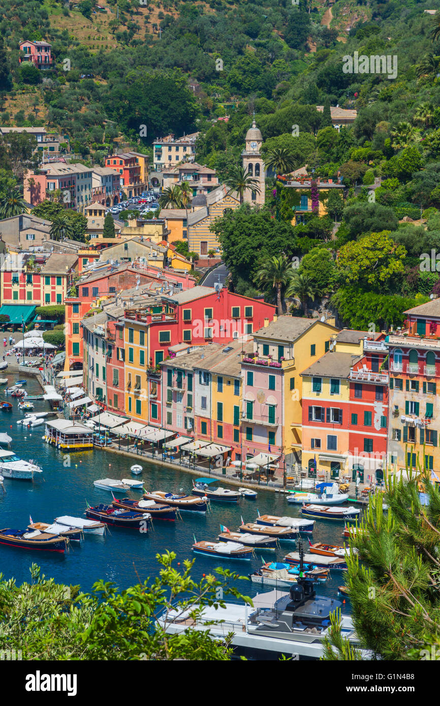 Portofino, Genoa Province, Liguria, Italian Riviera, Italy. Classic