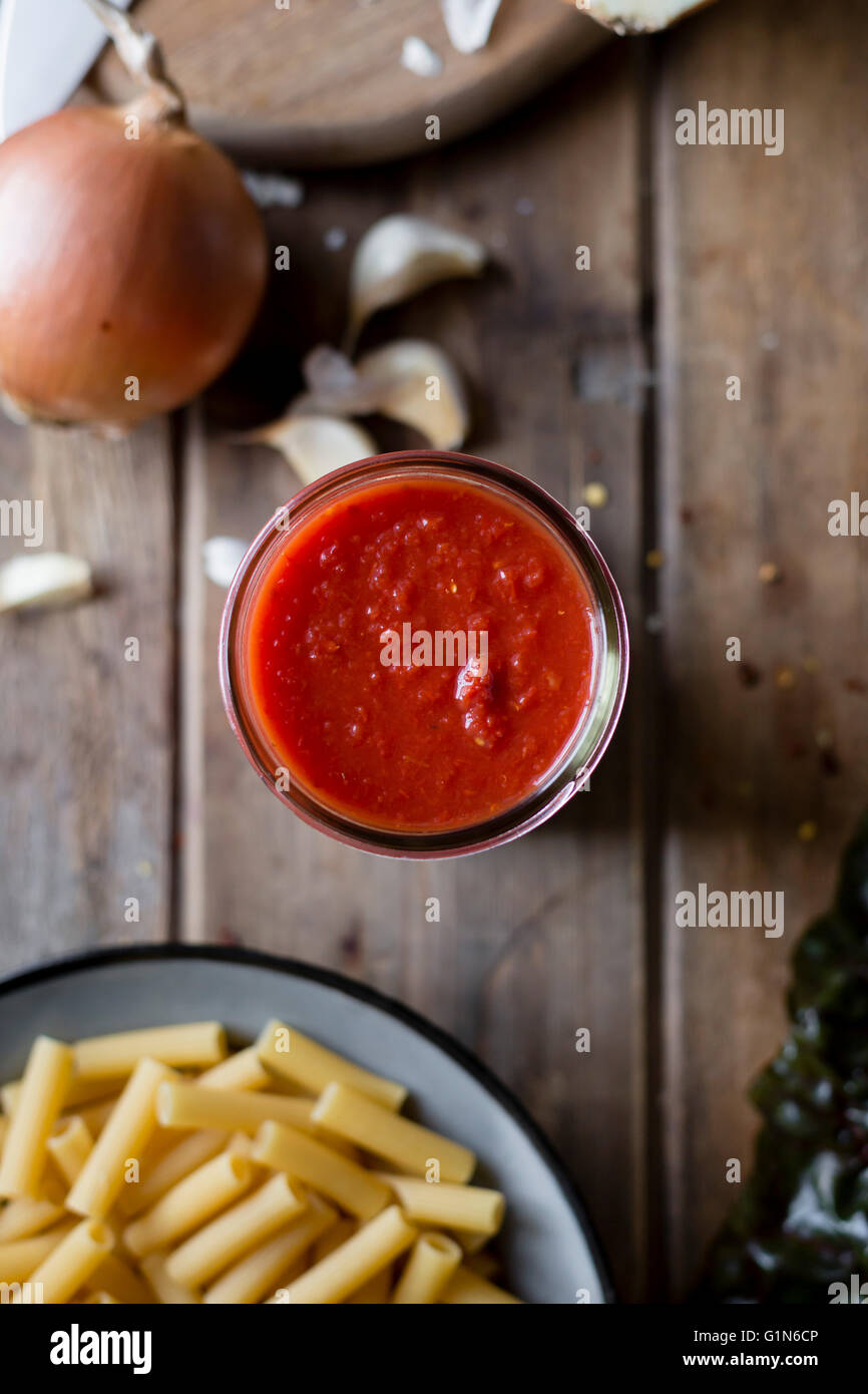 Tomato passata hires stock photography and images Alamy