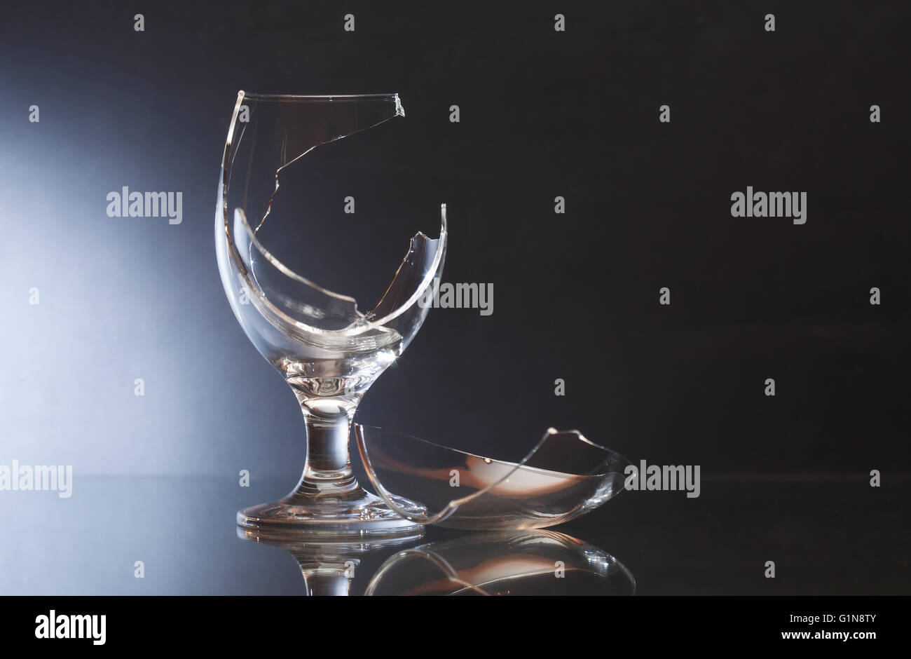 Broken glass shard hi-res stock photography and images - Alamy