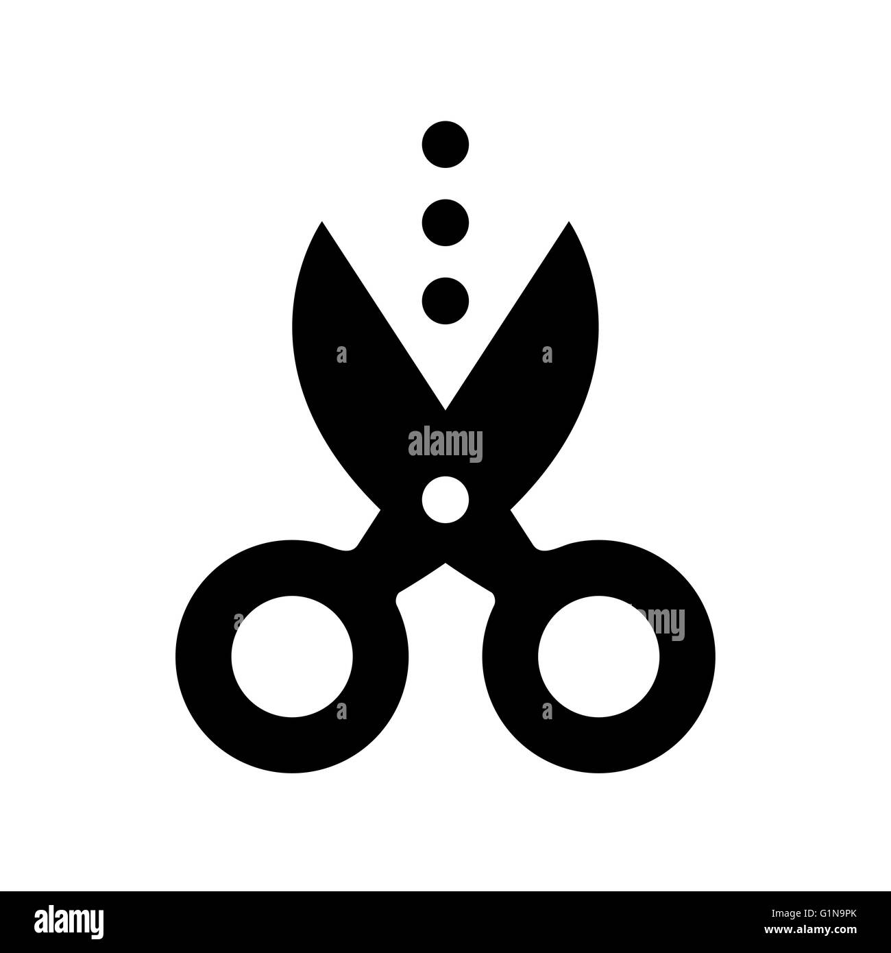 cute scissors kawaii Stock Vector Image & Art - Alamy