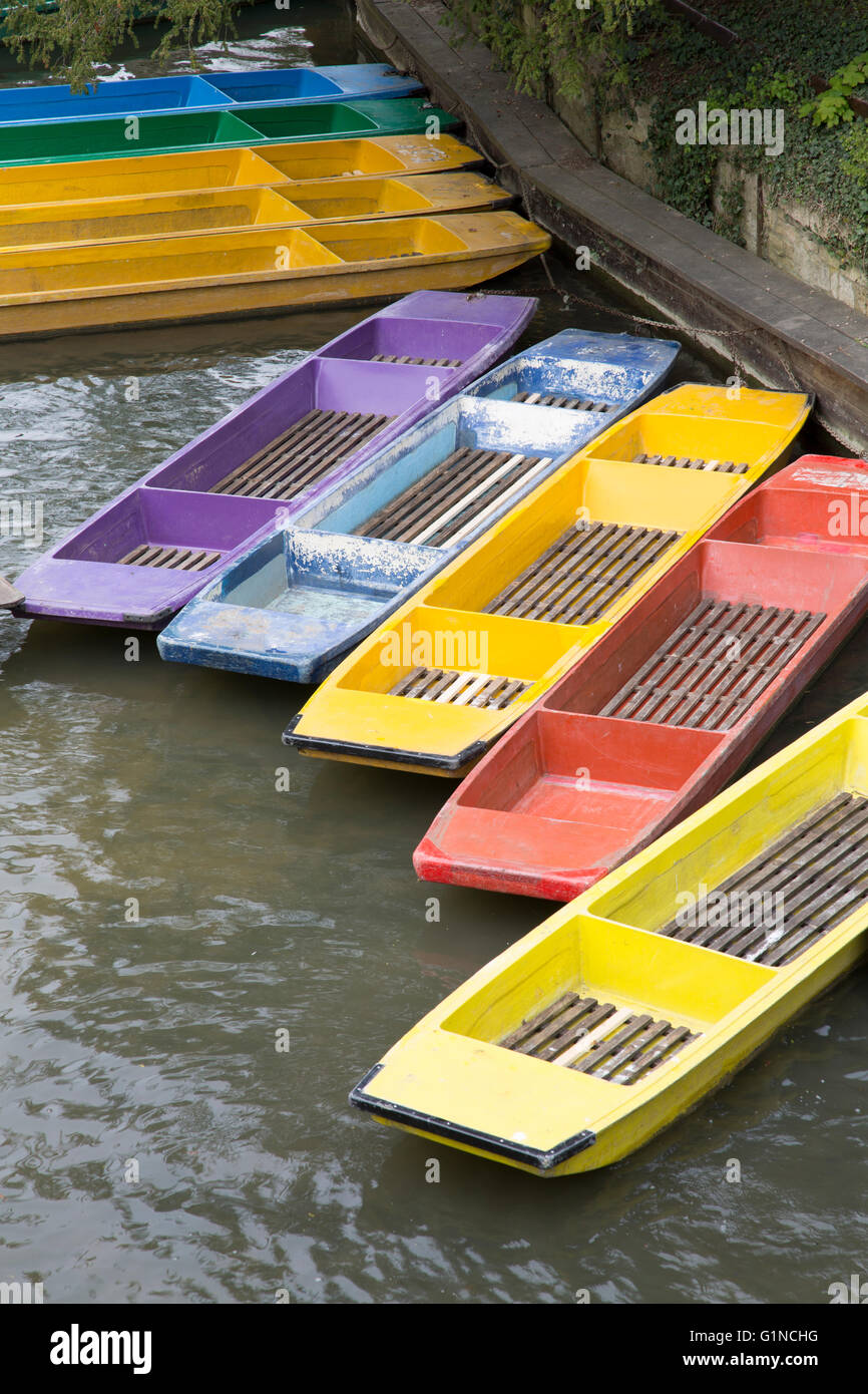 Rowing Boats for Hire, Oxford, England, UK Stock Photo Alamy