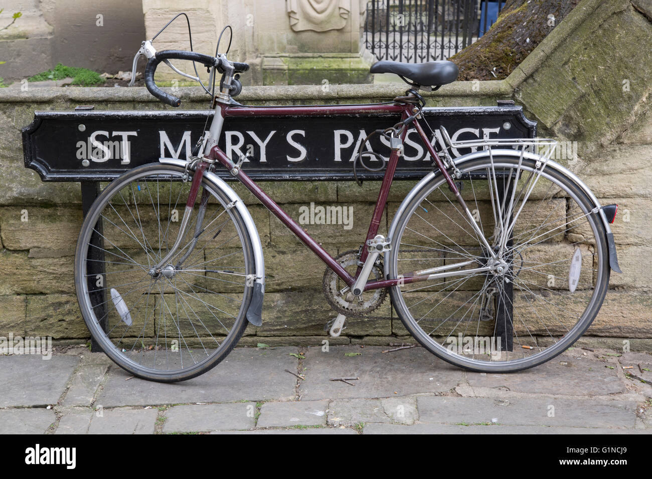 Bike in Oxford, England, UK Stock Photo Alamy