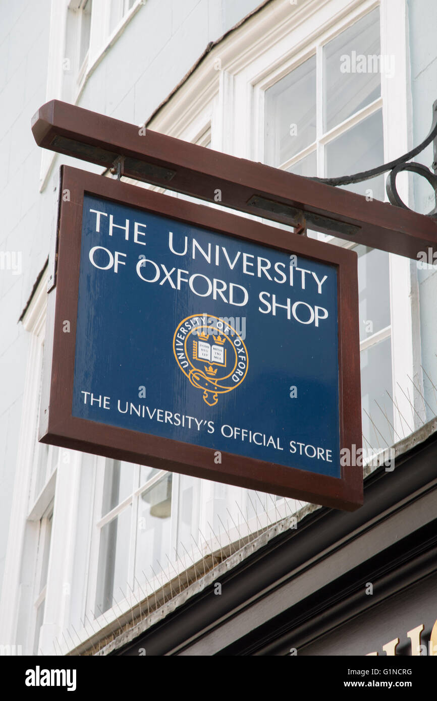 Oxford university and sign hires stock photography and images Alamy