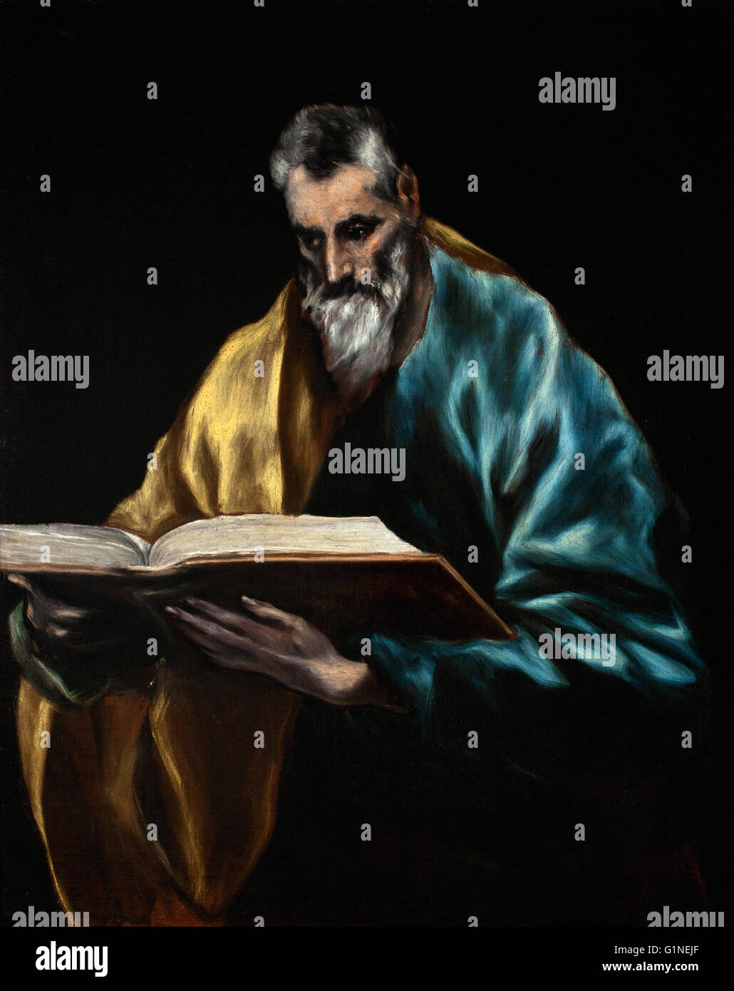 El Greco - St. Simon  - Museo del Greco Stock Photo