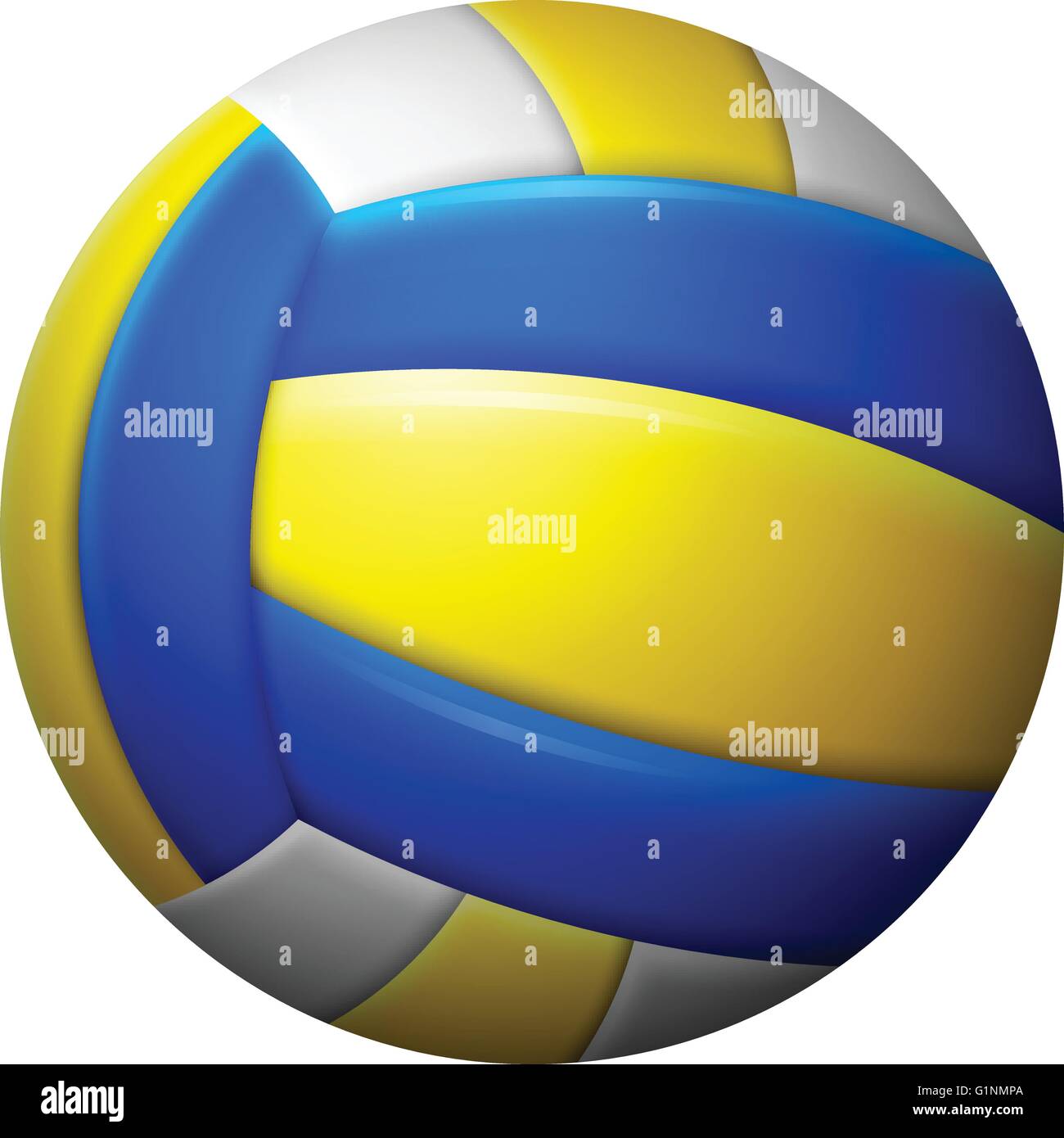 Single volleyball in classic color Stock Vector Image & Art Alamy