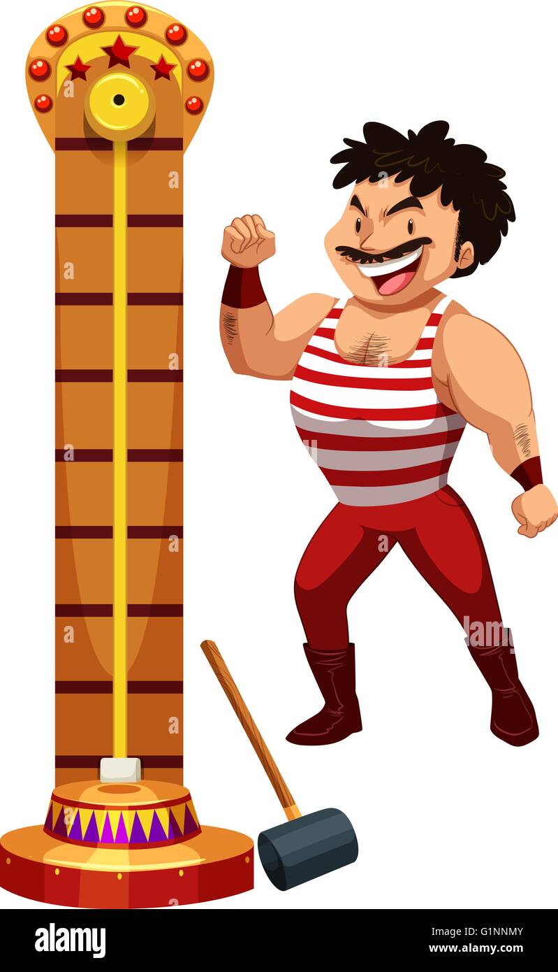 Strong man game carnival hires stock photography and images Alamy