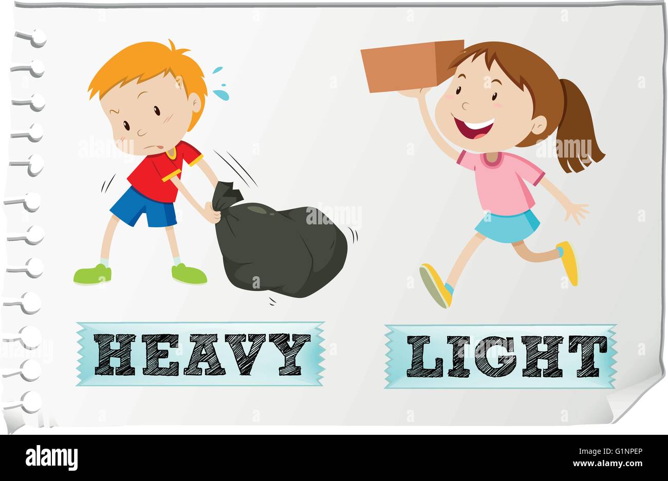 Heavy light Stock Vector Images - Alamy