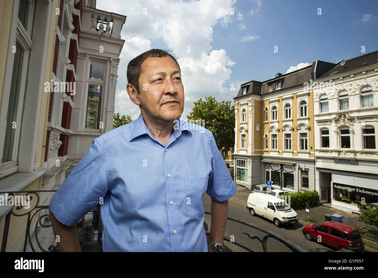 Exclusive photo shooting with Turkish-German writer Akif Pirincci at his house in Bonn, Germany. May 13, 2016. | usage worldwide/picture alliance Stock Photo