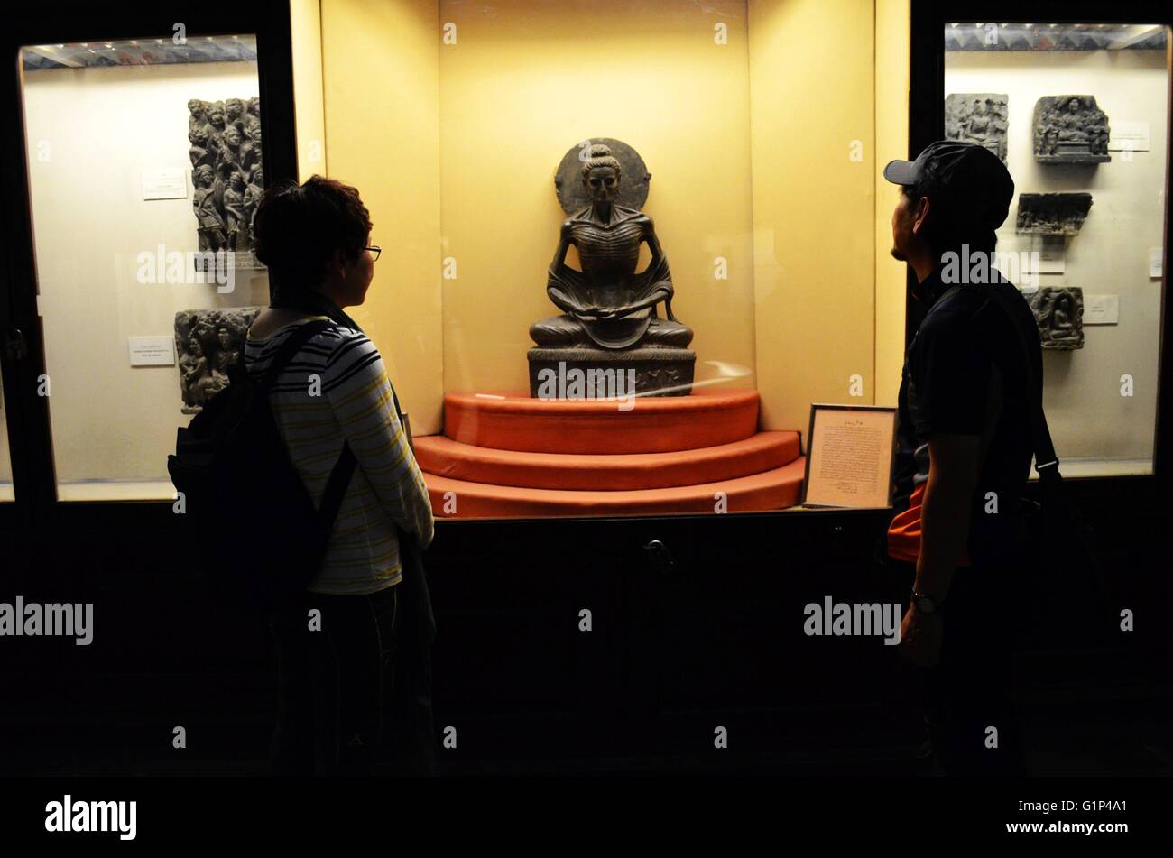 Lahore museum fasting buddha hi-res stock photography and images - Alamy