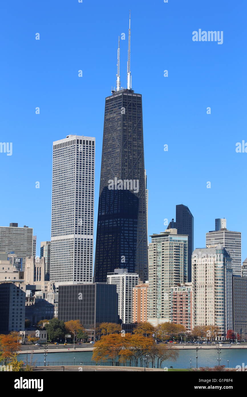 Chicago Hancock Building Stock Photo Alamy