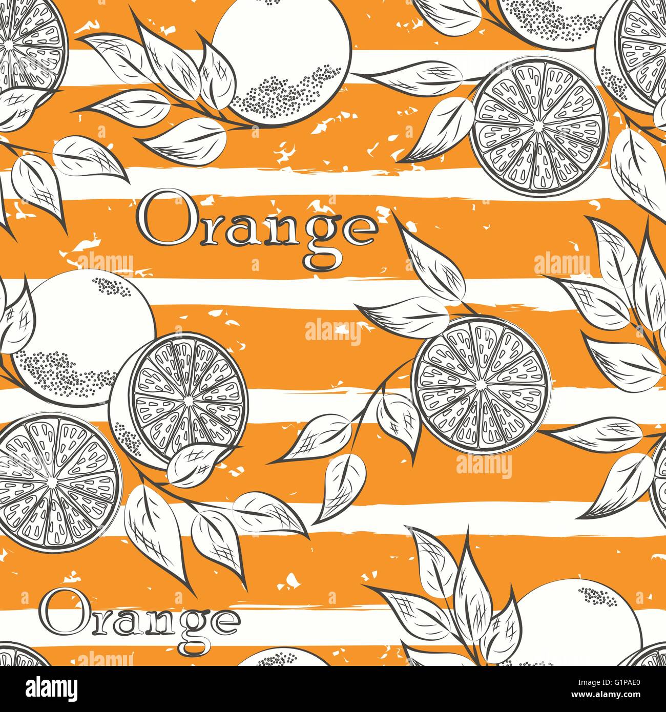 Orange background with stripes Stock Vector Images - Alamy