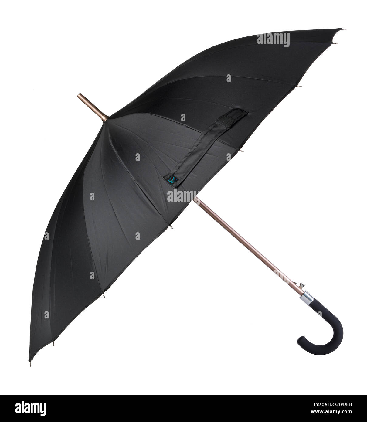 Bluetooth umbrella. Never losse your umbrella again with this smart device connected to your mobile app via bluetooth. Stock Photo