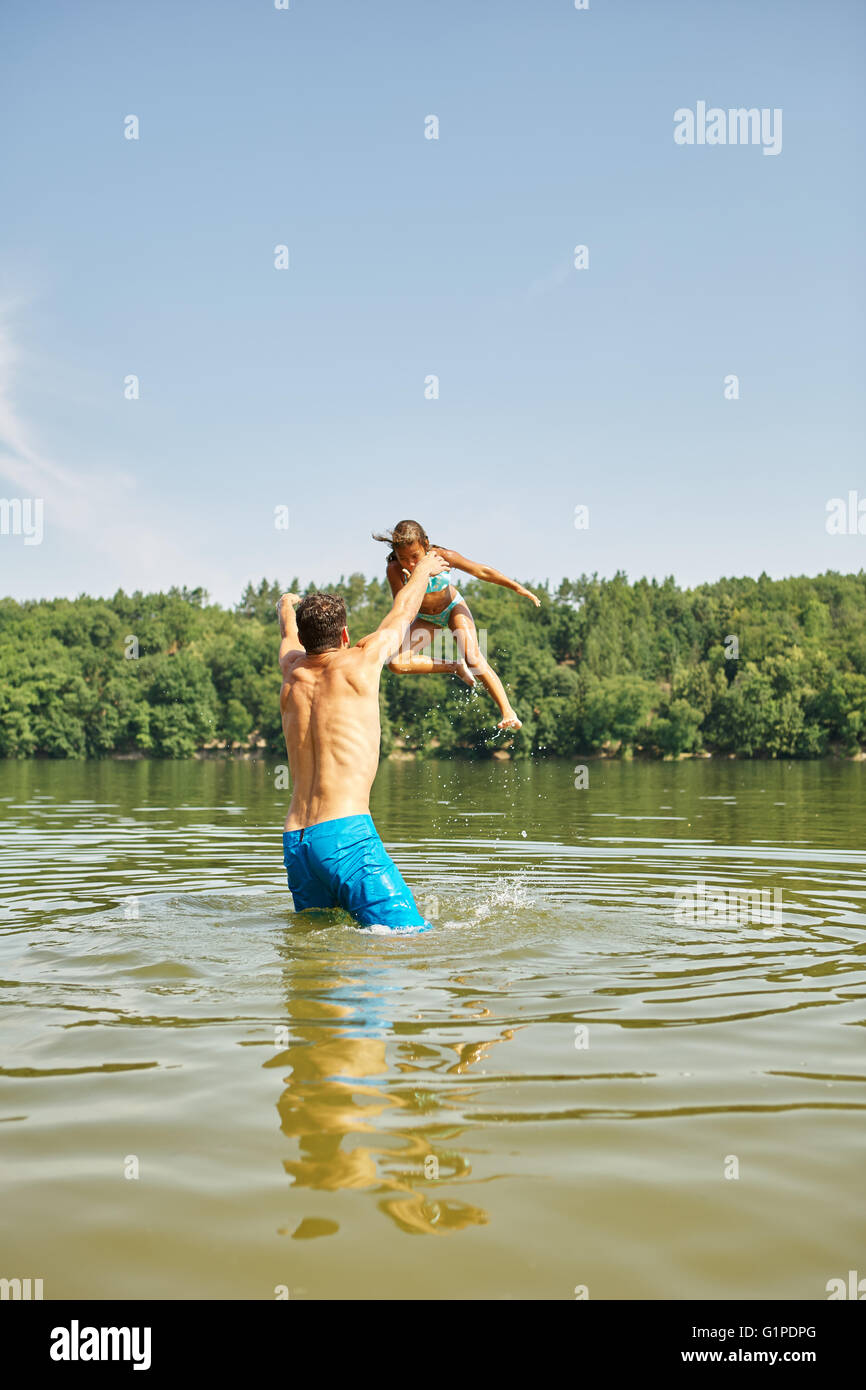 Father throw daughter hires stock photography and images Alamy