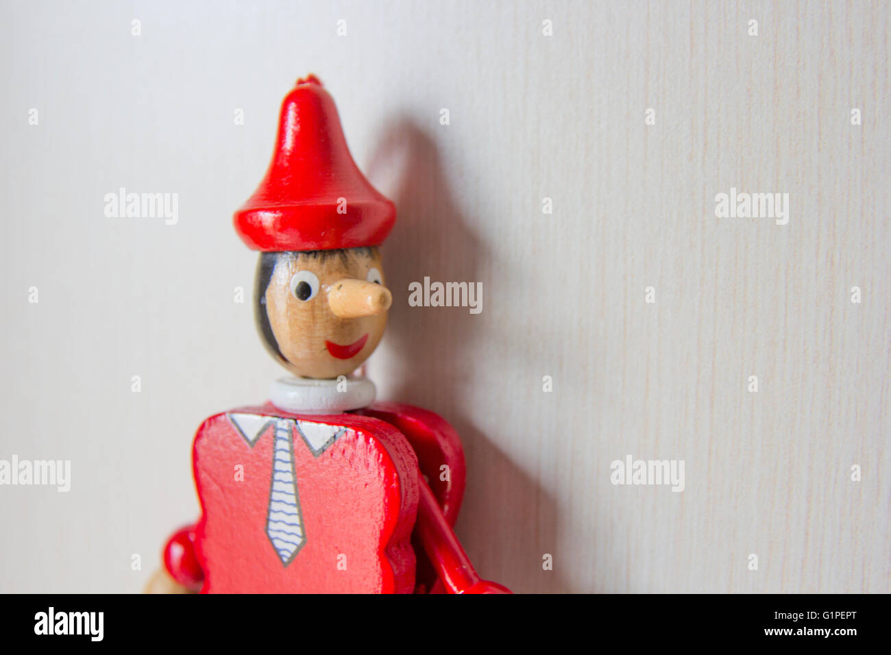 Pinocchio, toy doll Stock Photo