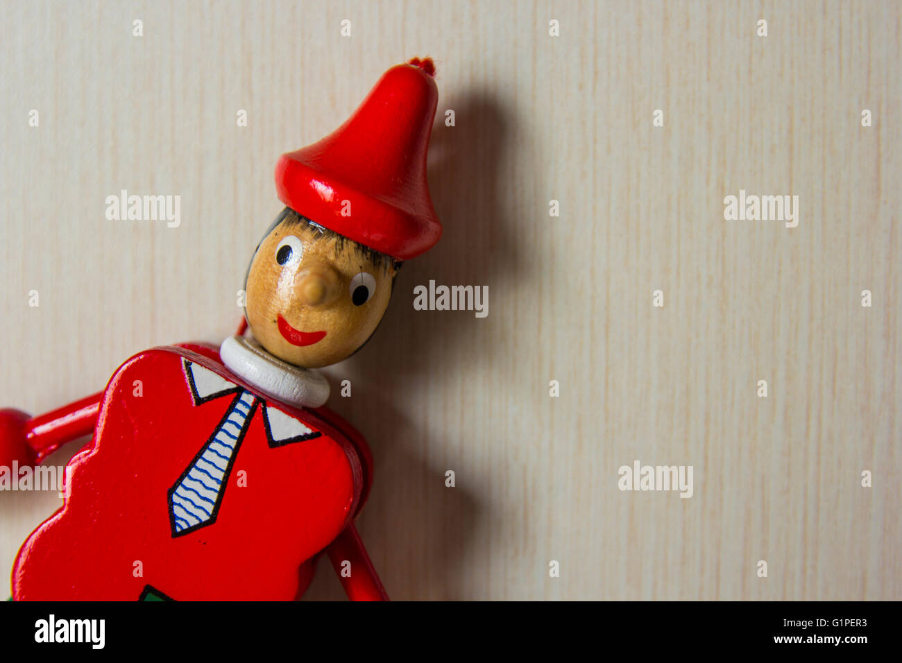 Pinocchio portrait Stock Photo