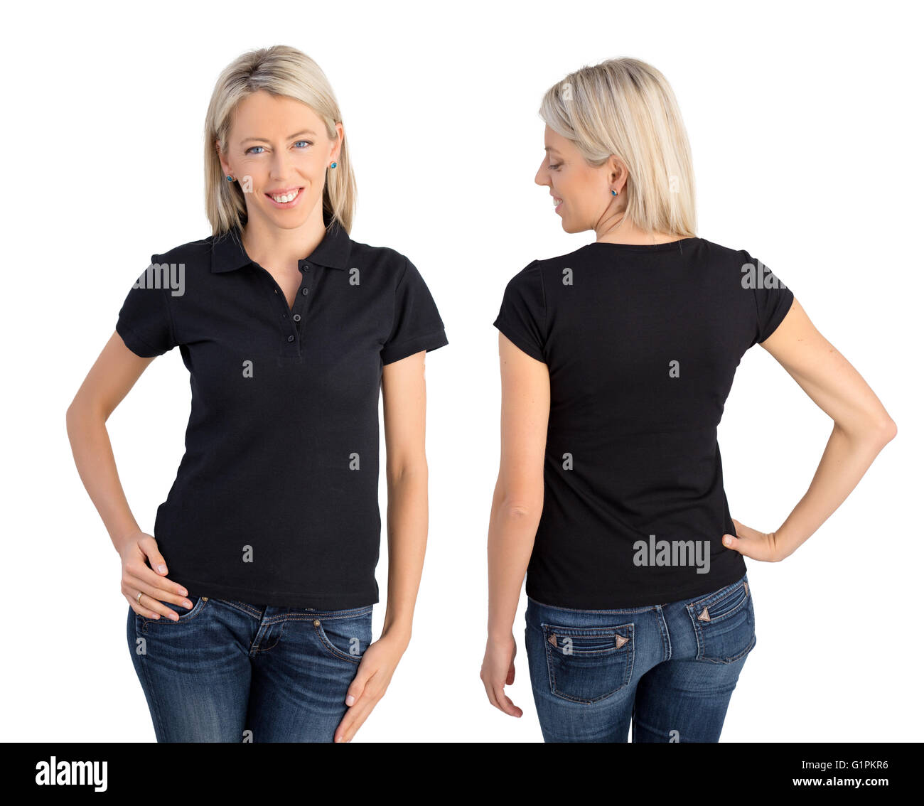 women wearing polo