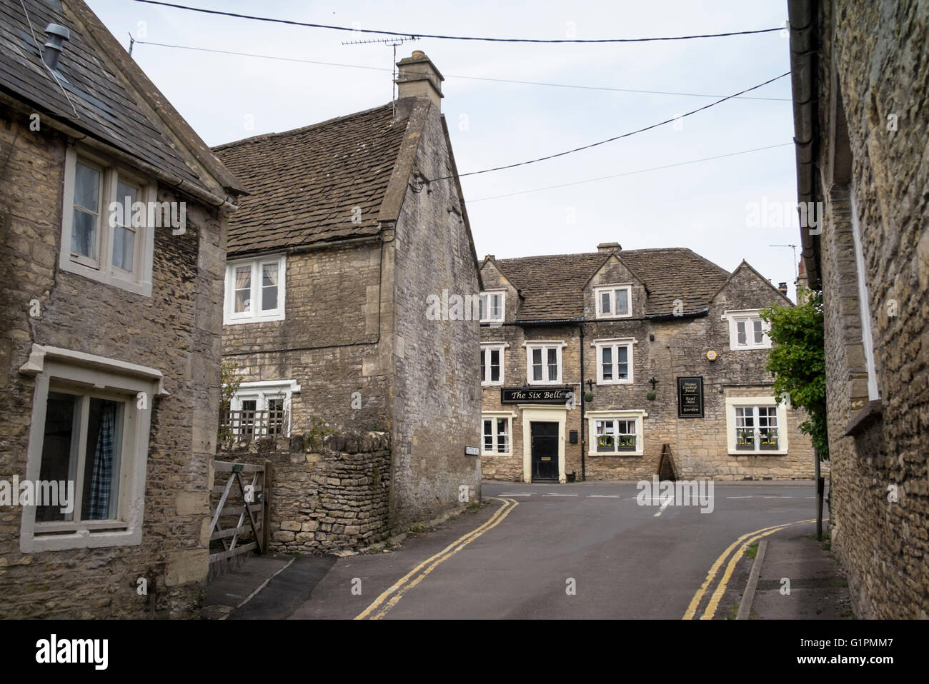 Colerne a Cotswold village near Chippenham Wiltshire England UK The Six