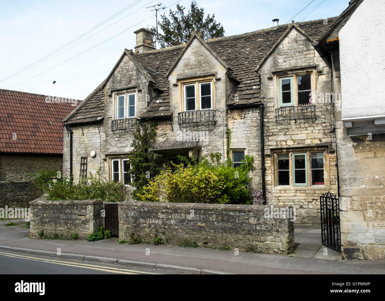 Colerne a Cotswold village near Chippenham Wiltshire England UK Stock