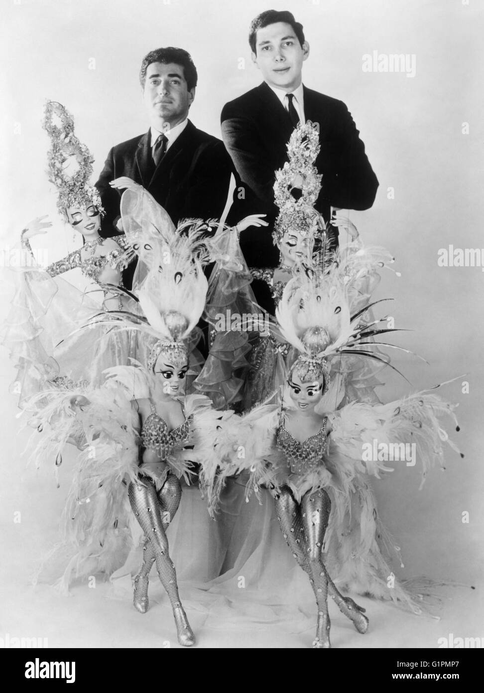 LES POUPEES DE PARIS, c1965. Puppeteers Sid and Marty Krofft with