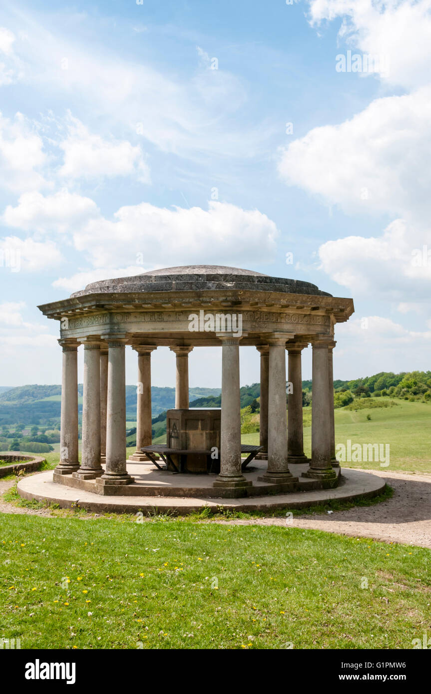 The Inglis Memorial on the North Downs above Reigate, Surrey. Stock Photo