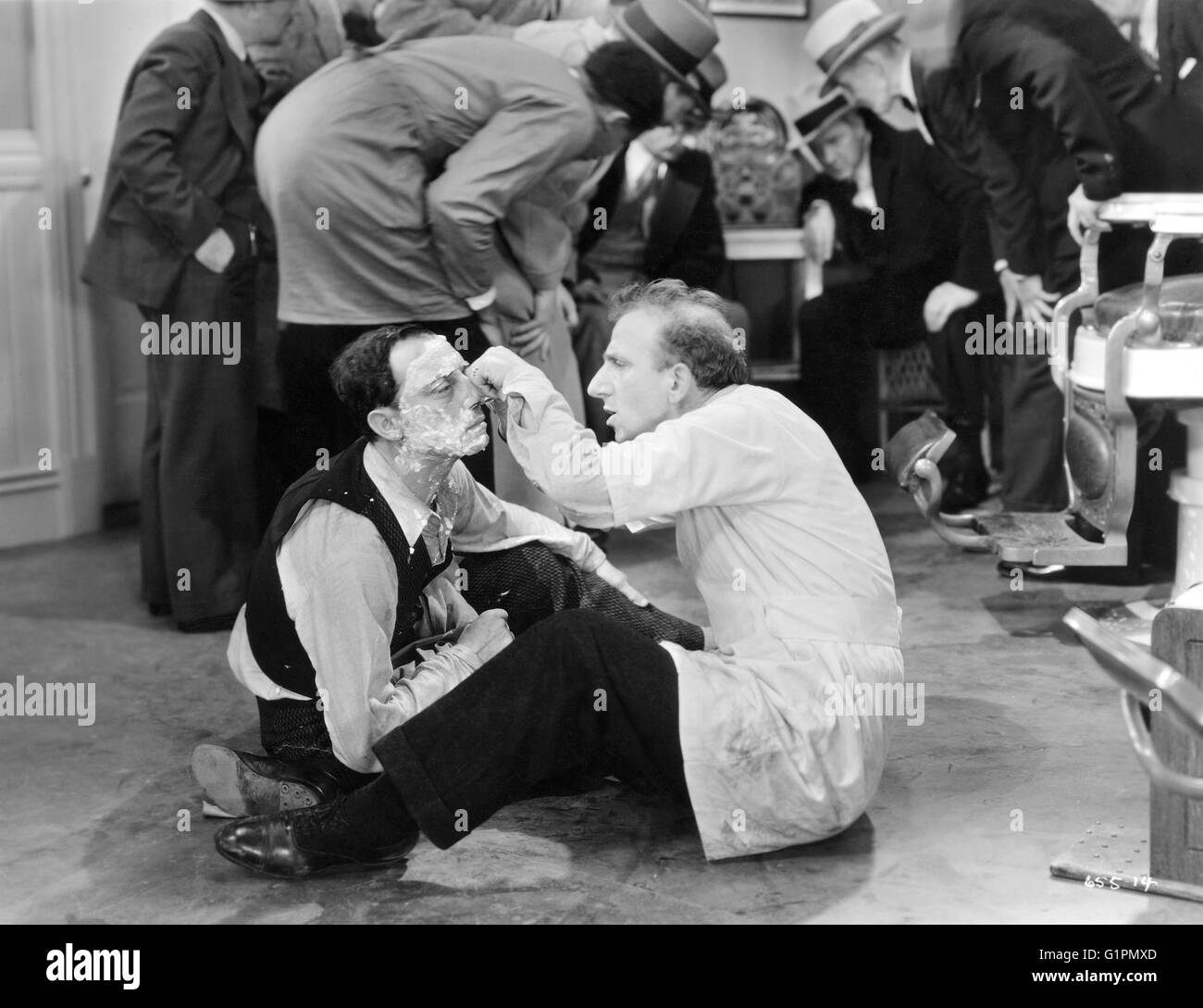 WHAT! NO BEER?, 1933. Jimmy Durante and Buster Keaton in 'What! No Beer