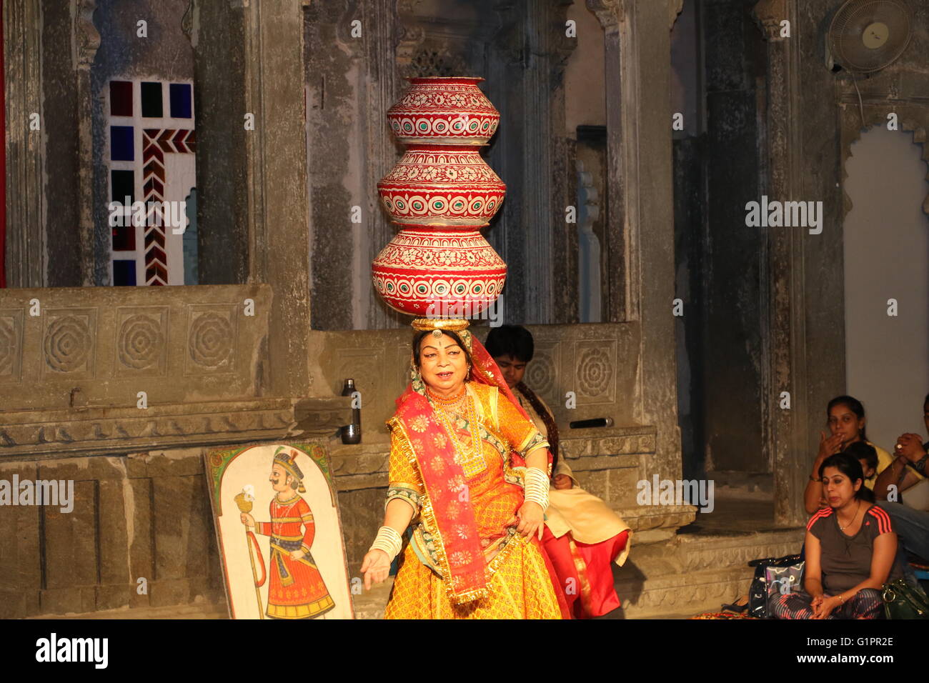 Rajasthani traditional dance Stock Photo