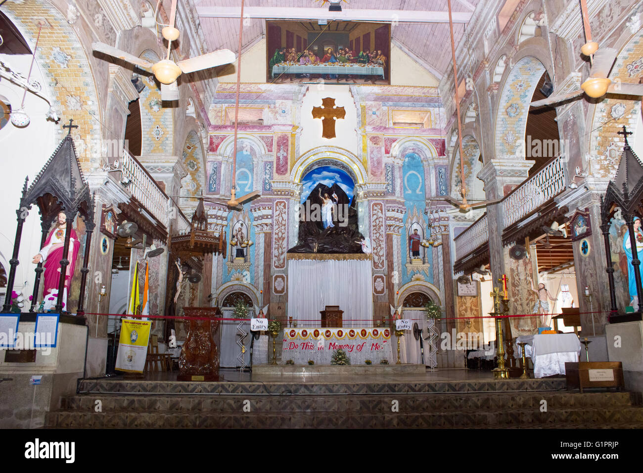 Santa Cruz Cathedral at Fortkochi Stock Photo
