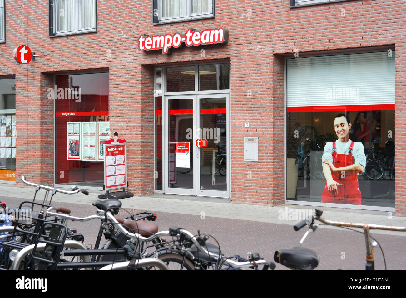 Tempo-team Employment agency Stock Photo