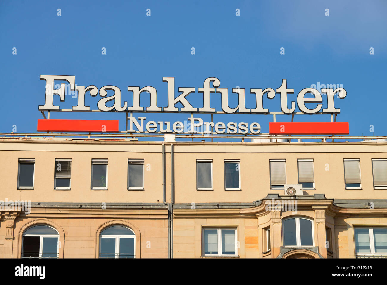 Frankfurter Neue Presse, Am Hauptbahnhof, Frankfurt on the main, Hesse, Germany Stock Photo