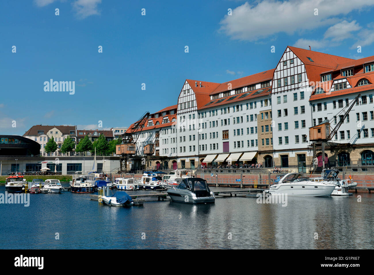 Tempelhofer Hafen, Tempelhof, Berlin, Deutschland Stock Photo