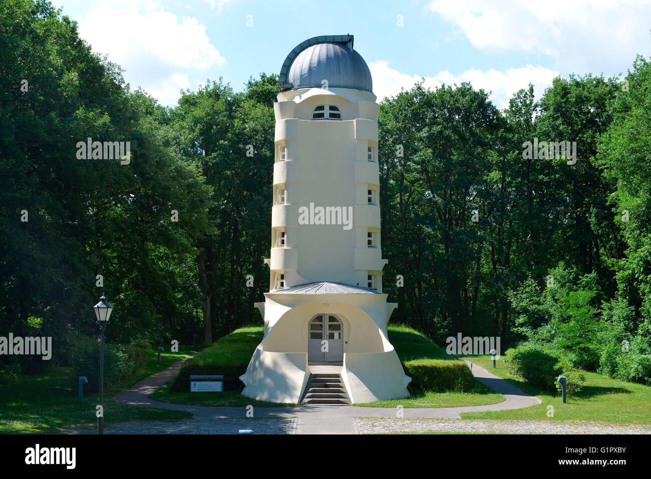 Einstein tower, Einsteinturm, Telegrafenberg, Potsdam, Brandenburg, Germany Stock Photo