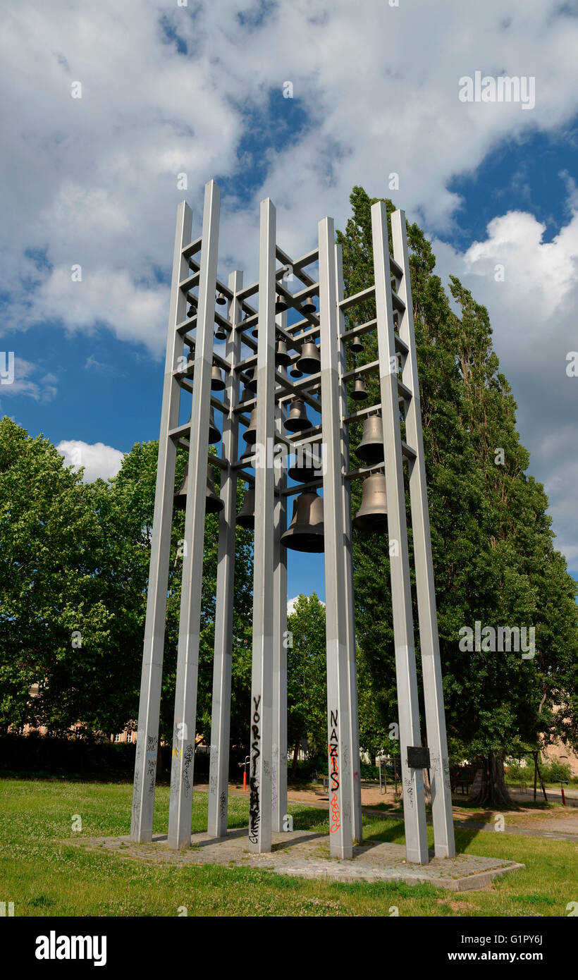 Glockenspiel, garrison church, Glockenspiel, Garnisonkirche, Potsdam, Brandenburg, Germany Stock